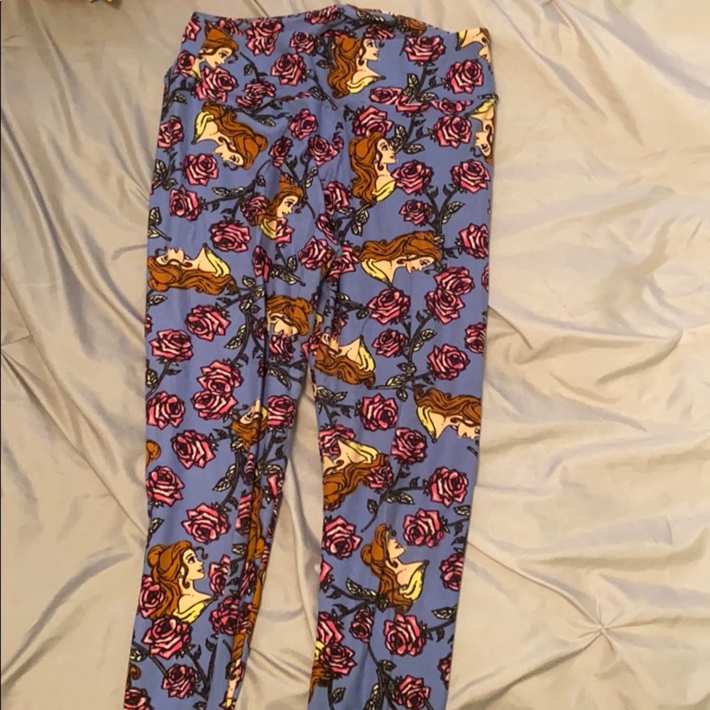 Lularoe Disney Belle OS Leggings